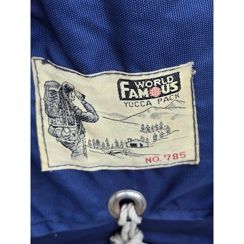 Vtg World Famous Yucca Pack No. 785 Backpack Gorpcore Lightweight Made Japan